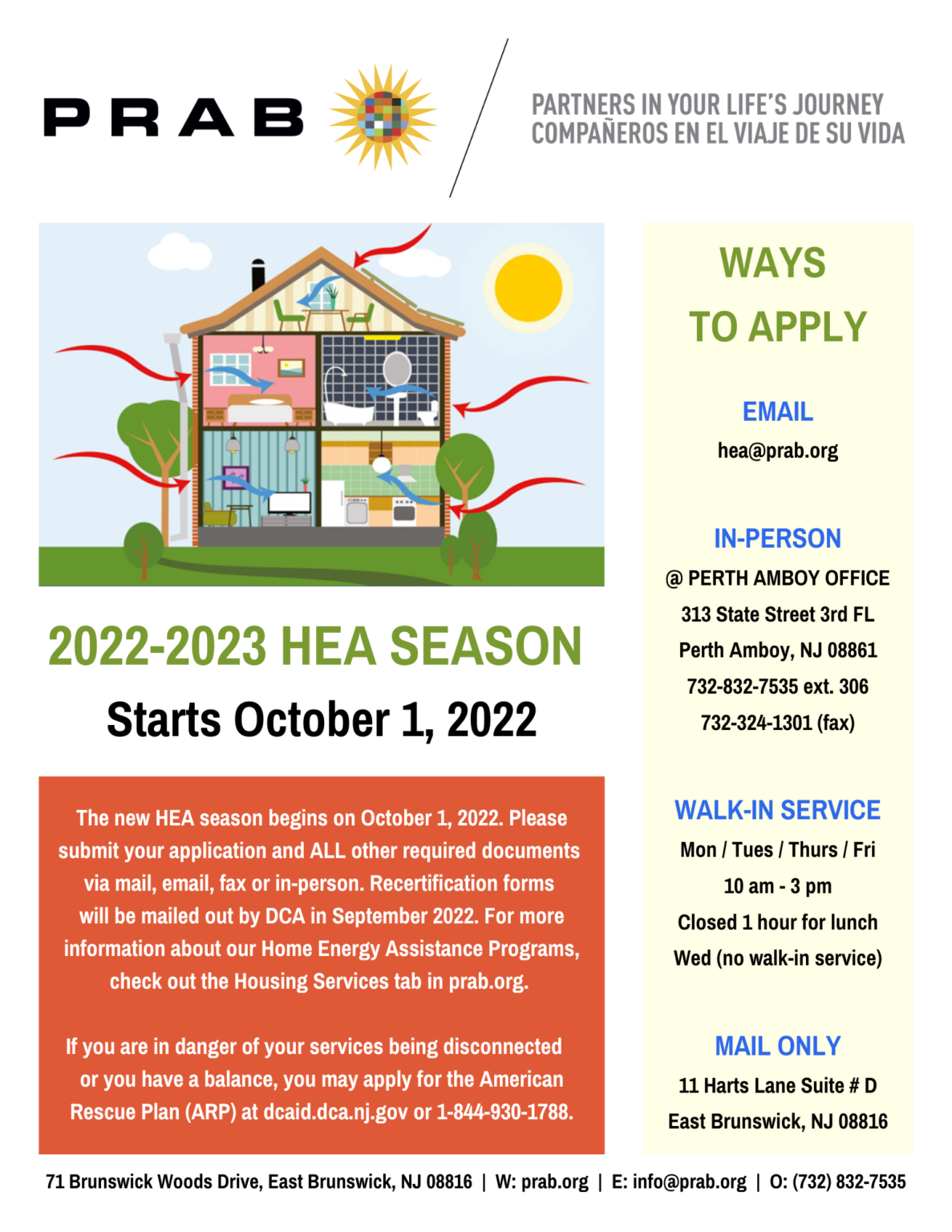 Home Energy Assistance Season Begins October 1, 2022